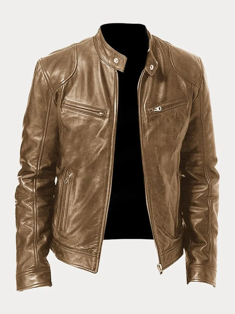 Valenzora | Casual leather jacket