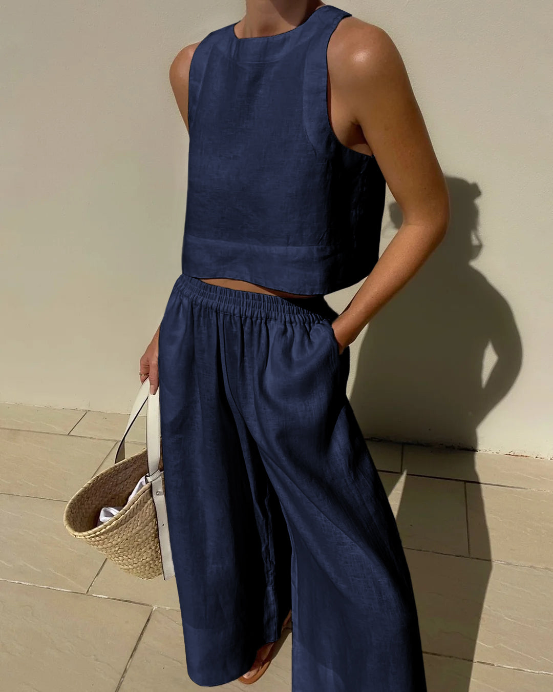 Valenzora | Two-piece linen set