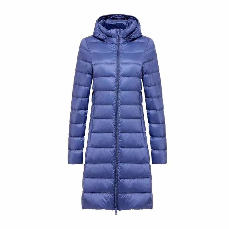 Valenzora | Long lightweight down jacket