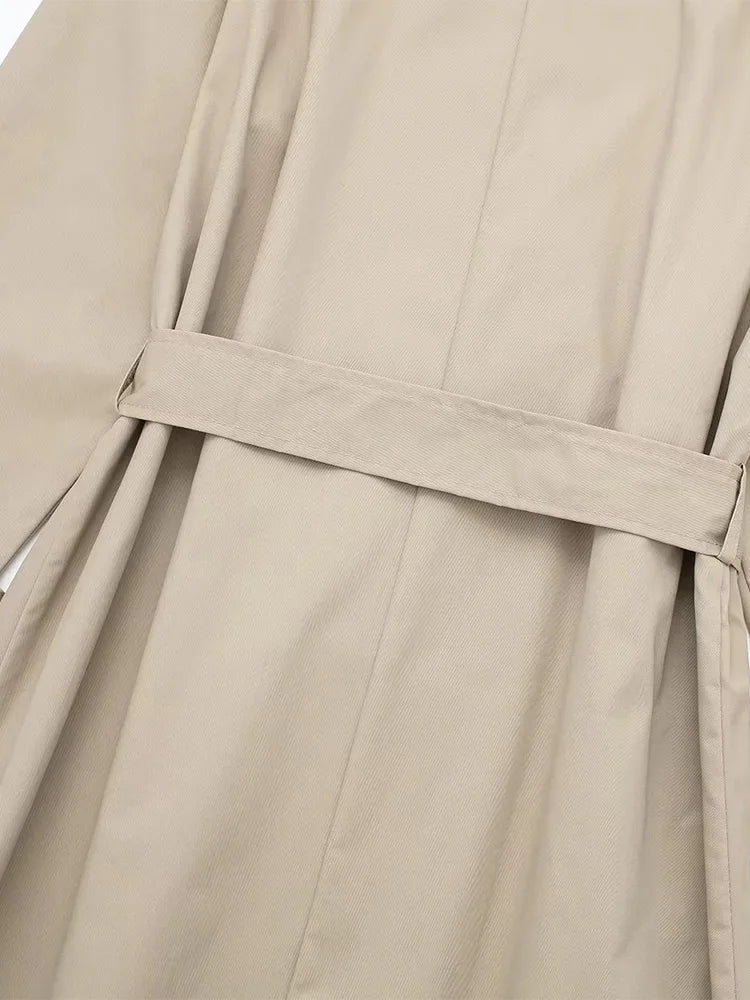 Valenzora - Women's long coat with belt