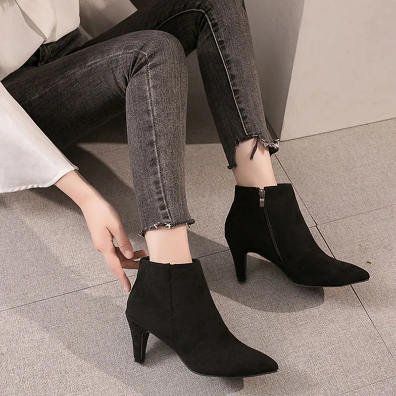Valenzora | Women's Ankle Boots – Stylish Heeled Ankle Boots