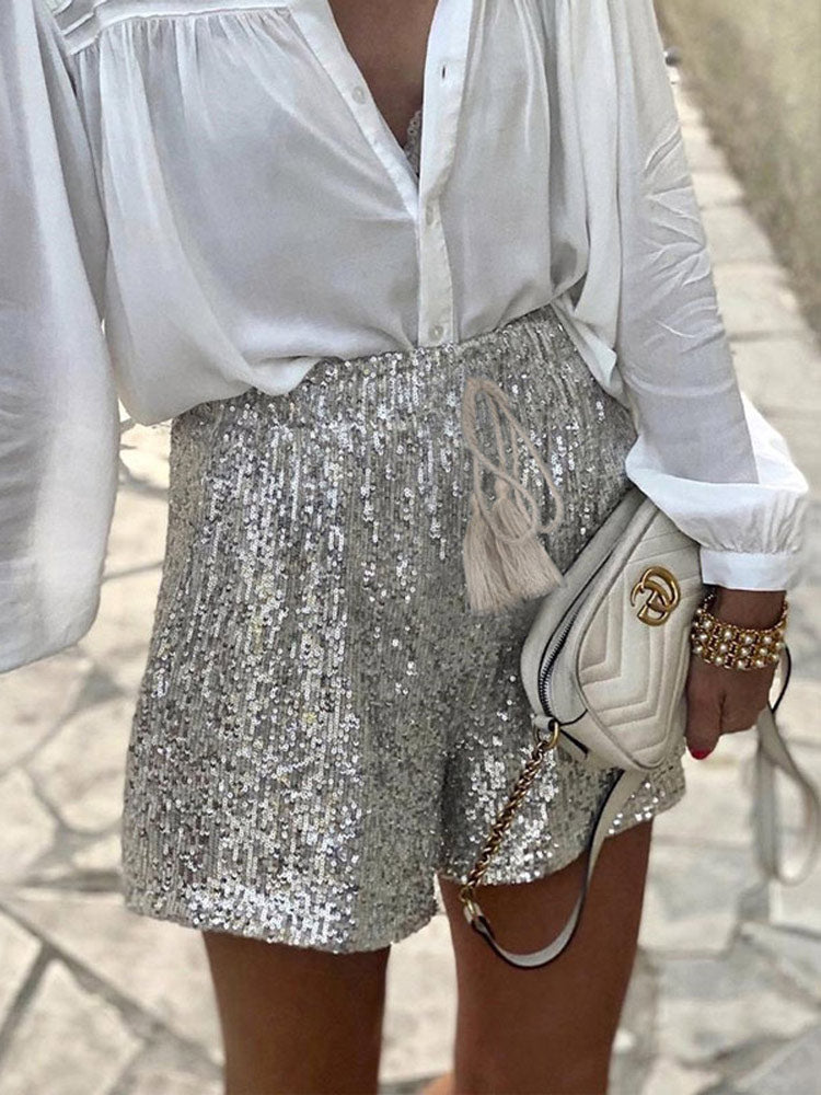 Valenzora | Glitzer-Shorts für Damen