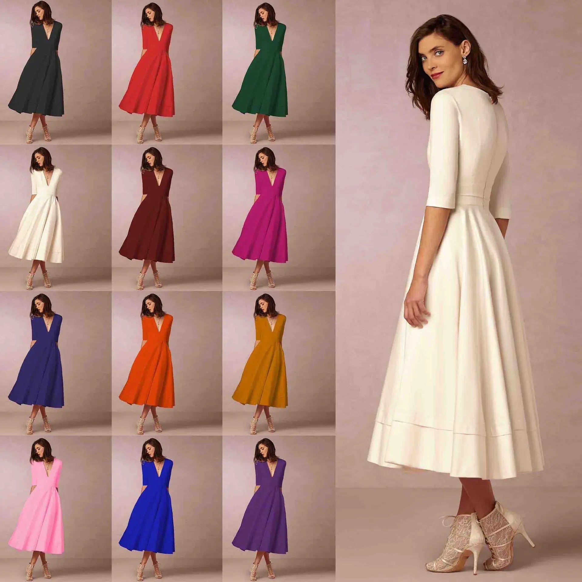 Valenzora | Elegant Long Women's Dress