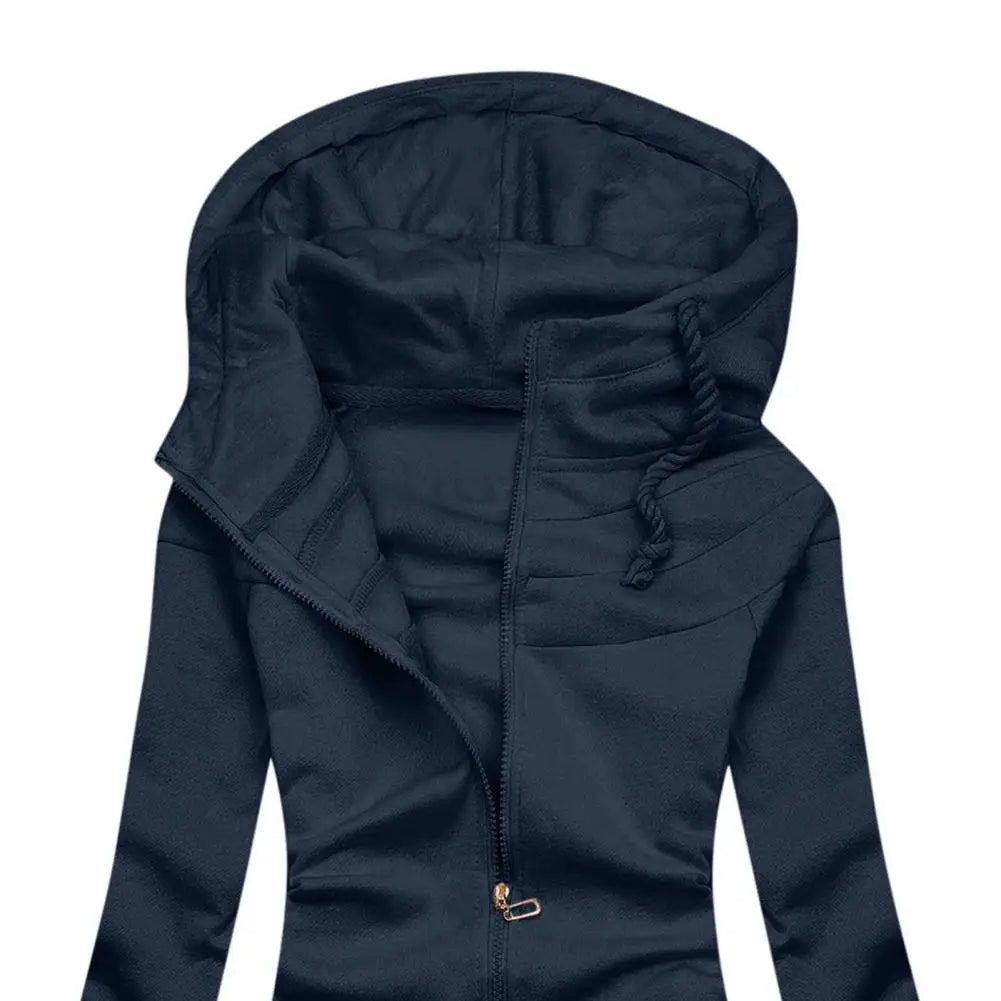 Valenzora | Casual slim fit sweatshirt with hood