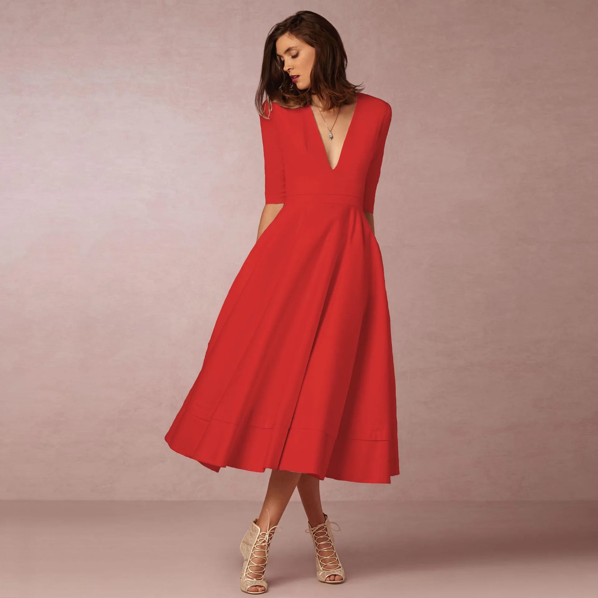 Valenzora | Elegant Long Women's Dress