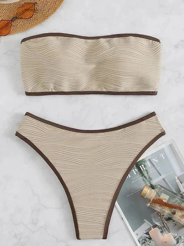 Valenzora Bandeau Bikini Set