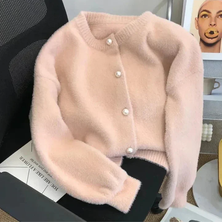 Valenzora | Weiche Strickjacke mit Perlmuttknöpfen für Damen