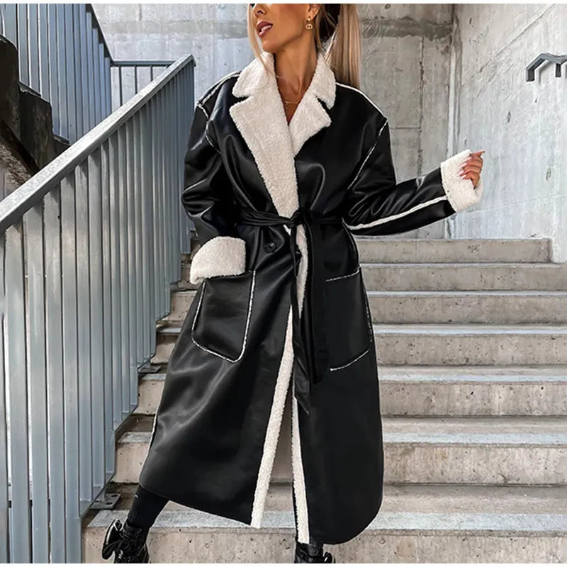 Lederjacke mit Taschen