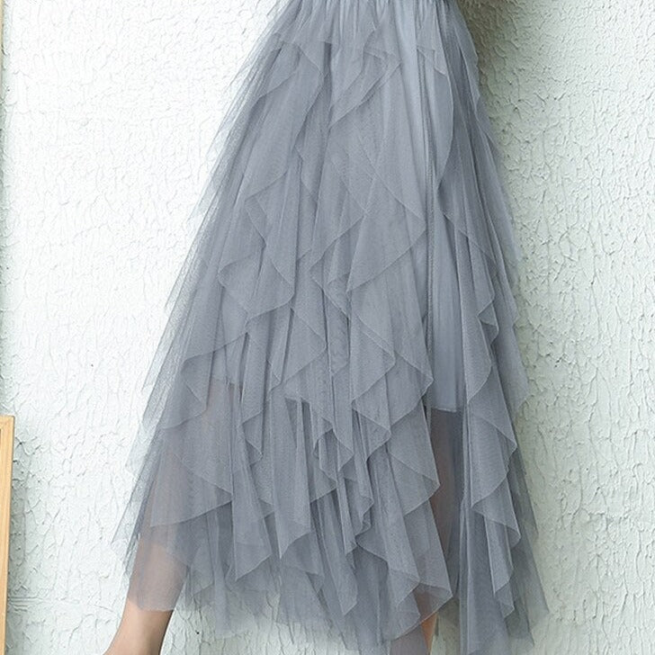 Valenzora Plissierter Rock mit hoher Taille