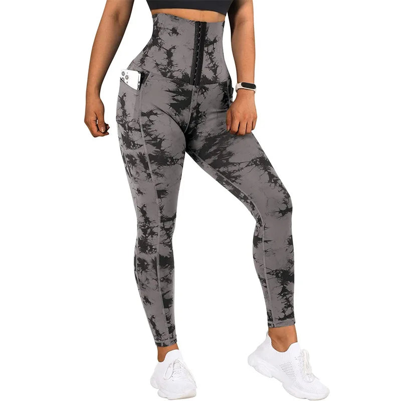 Valenzora | High-waisted sports leggings with zipper