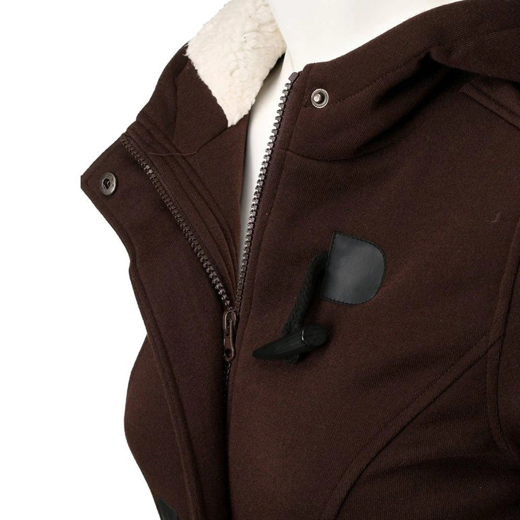 Valenzora | Women's Winter Jacket with Button Closure
