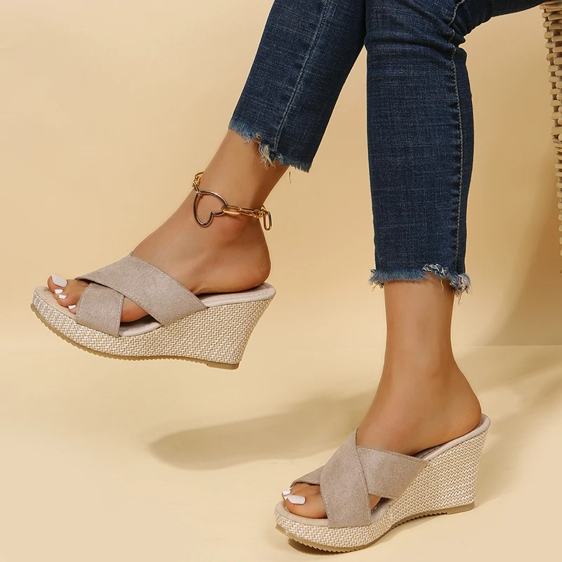 Valenzora | Wedge Sandals with Open Toe for Women