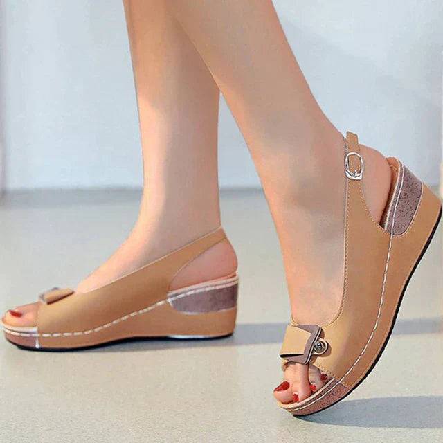 Valenzora | Orthopedic sandals with soft heels