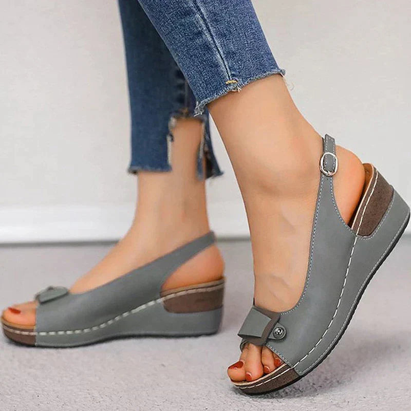 Valenzora | Orthopedic sandals with soft heels