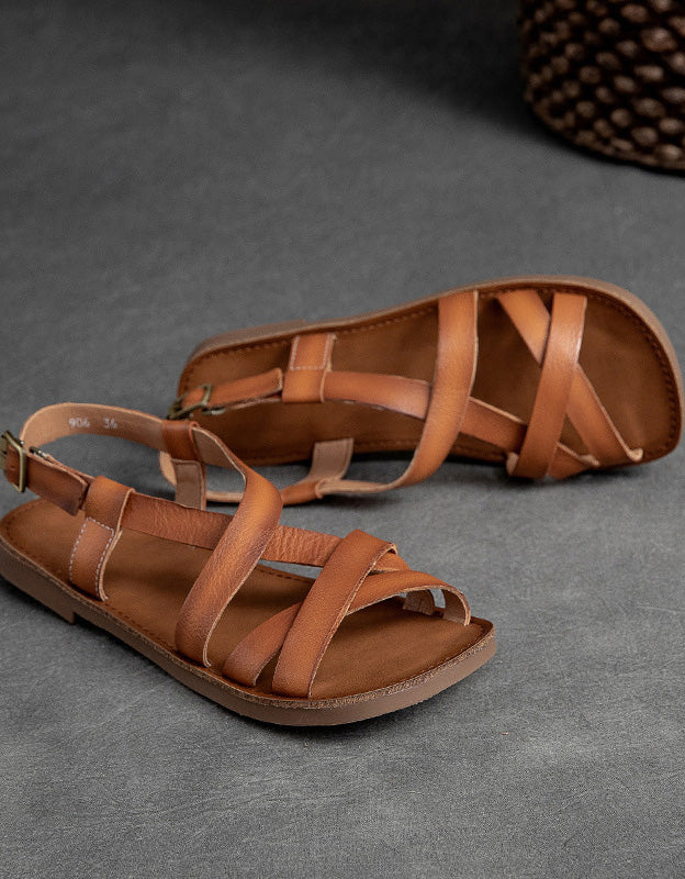 Valenzora | Leichte Ledersandalen