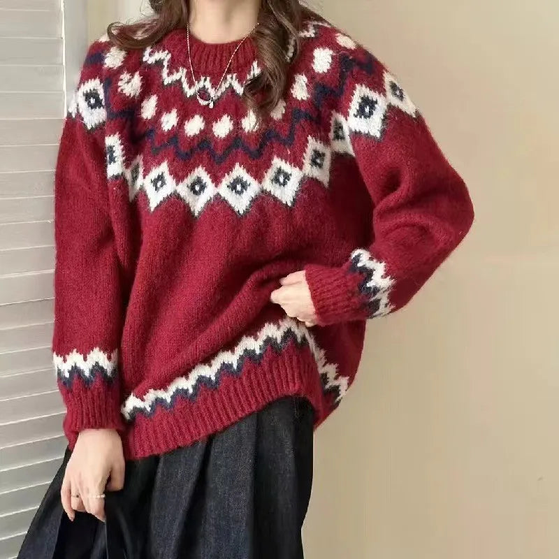 Valenzora | Nordische Strickjacke für Damen