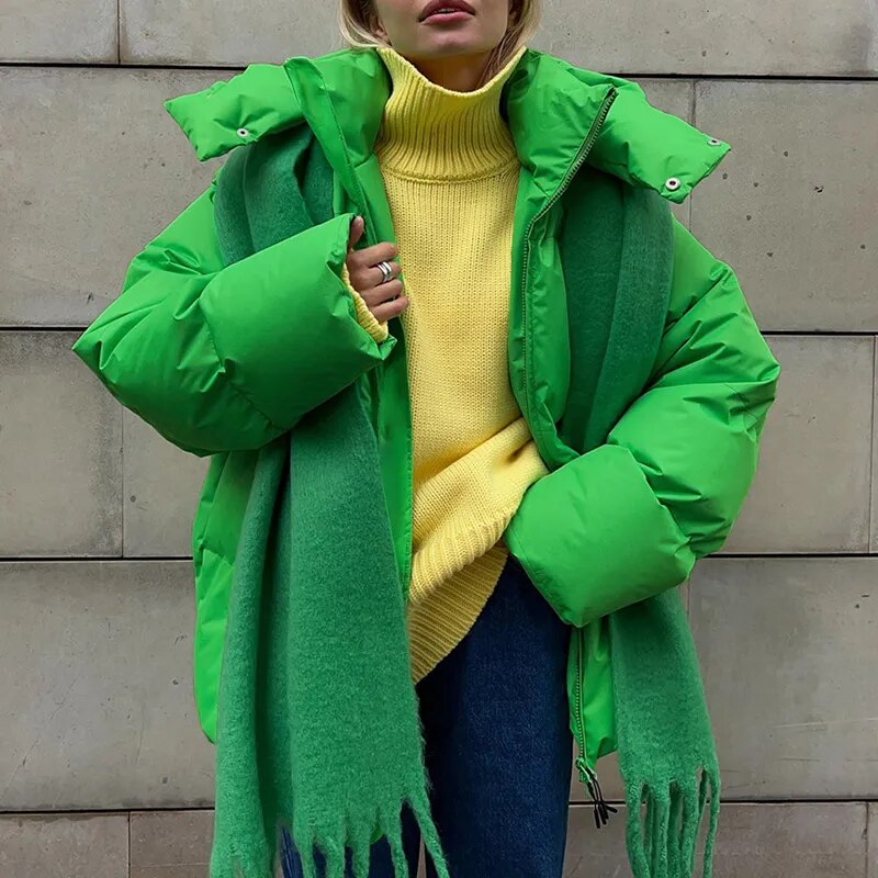 Valenzora - Fashionable Oversized Women's Coat