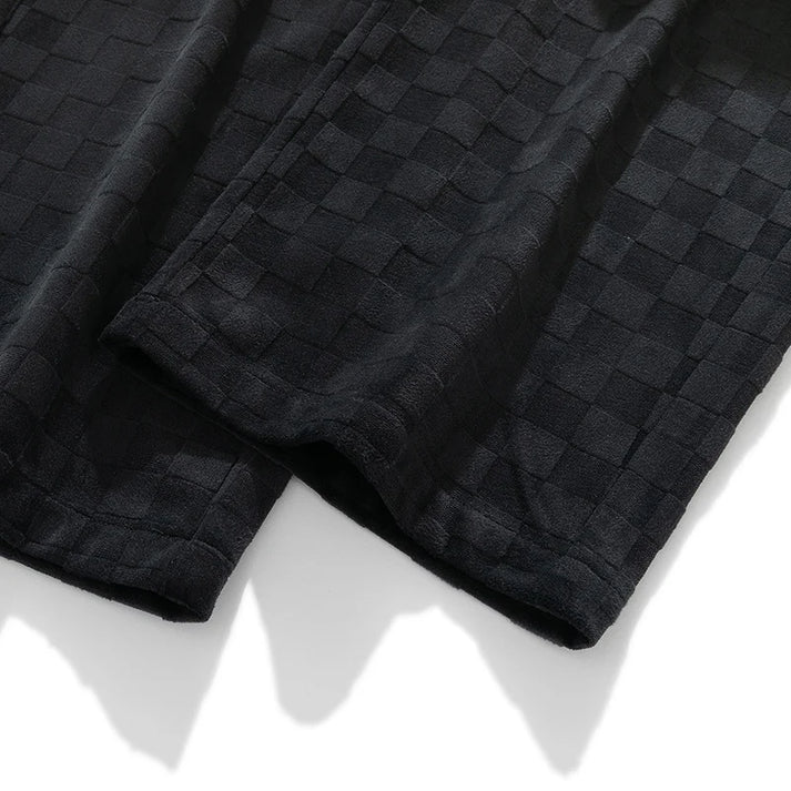 Valenzora | Stylish jogging pants with a checkered pattern