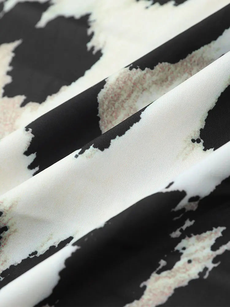 Valenzora | Leopardkleid mit Dreiviertelärmeln