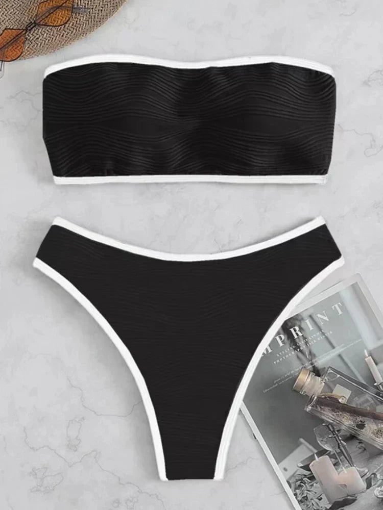 Valenzora Bandeau Bikini Set