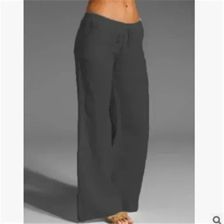 Valenzora | Weiße Leinenhose