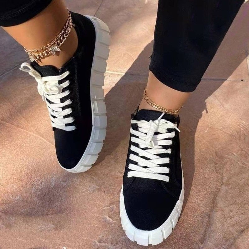Valenzora | Fashionable orthopedic women's training shoes with platform sole