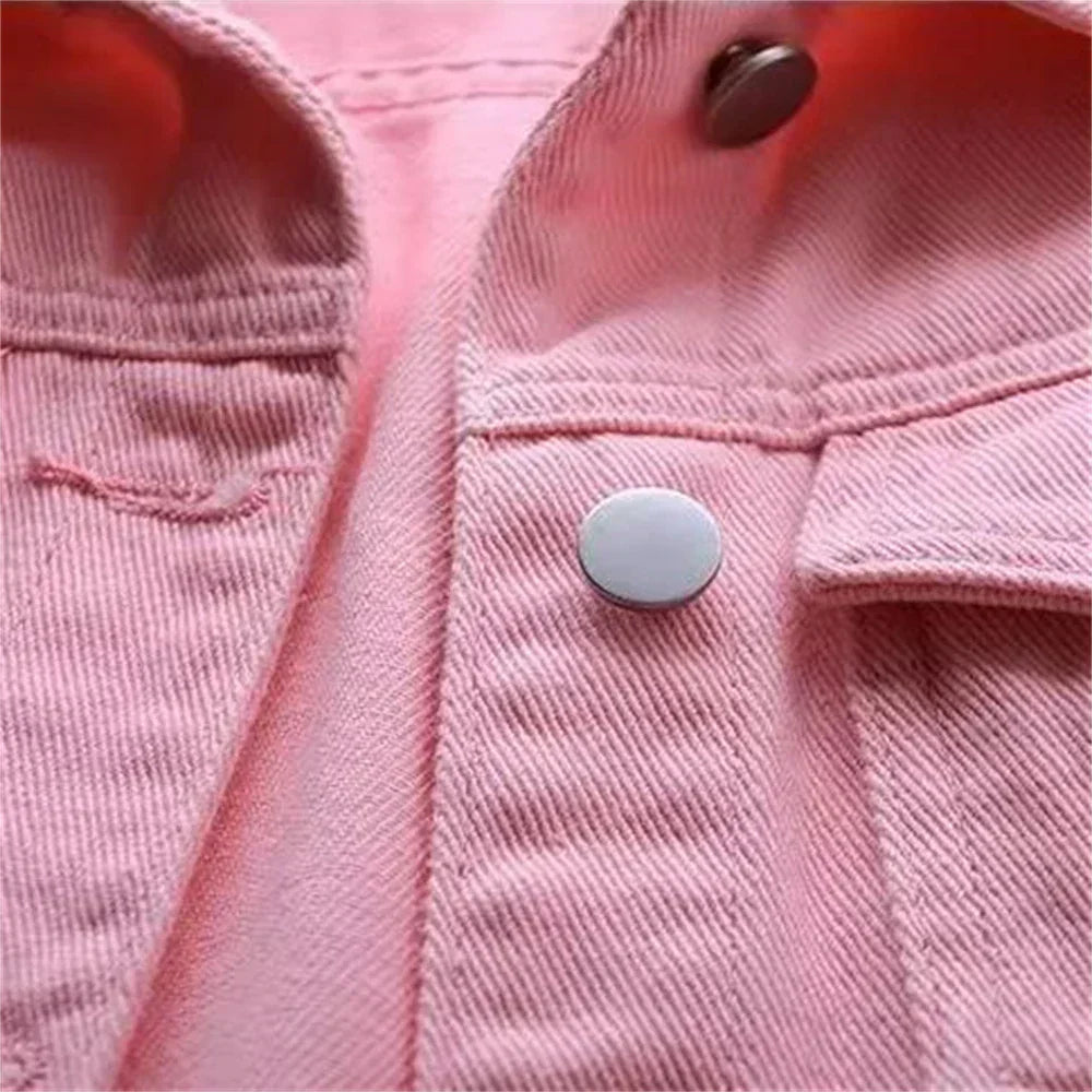 Valenzora | Sleeveless denim vest for women in bright colors