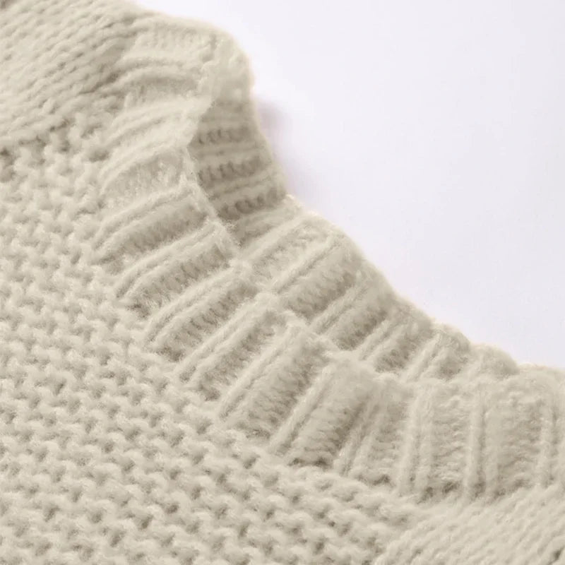 Valenzora - Women's chunky knit oversized sweater