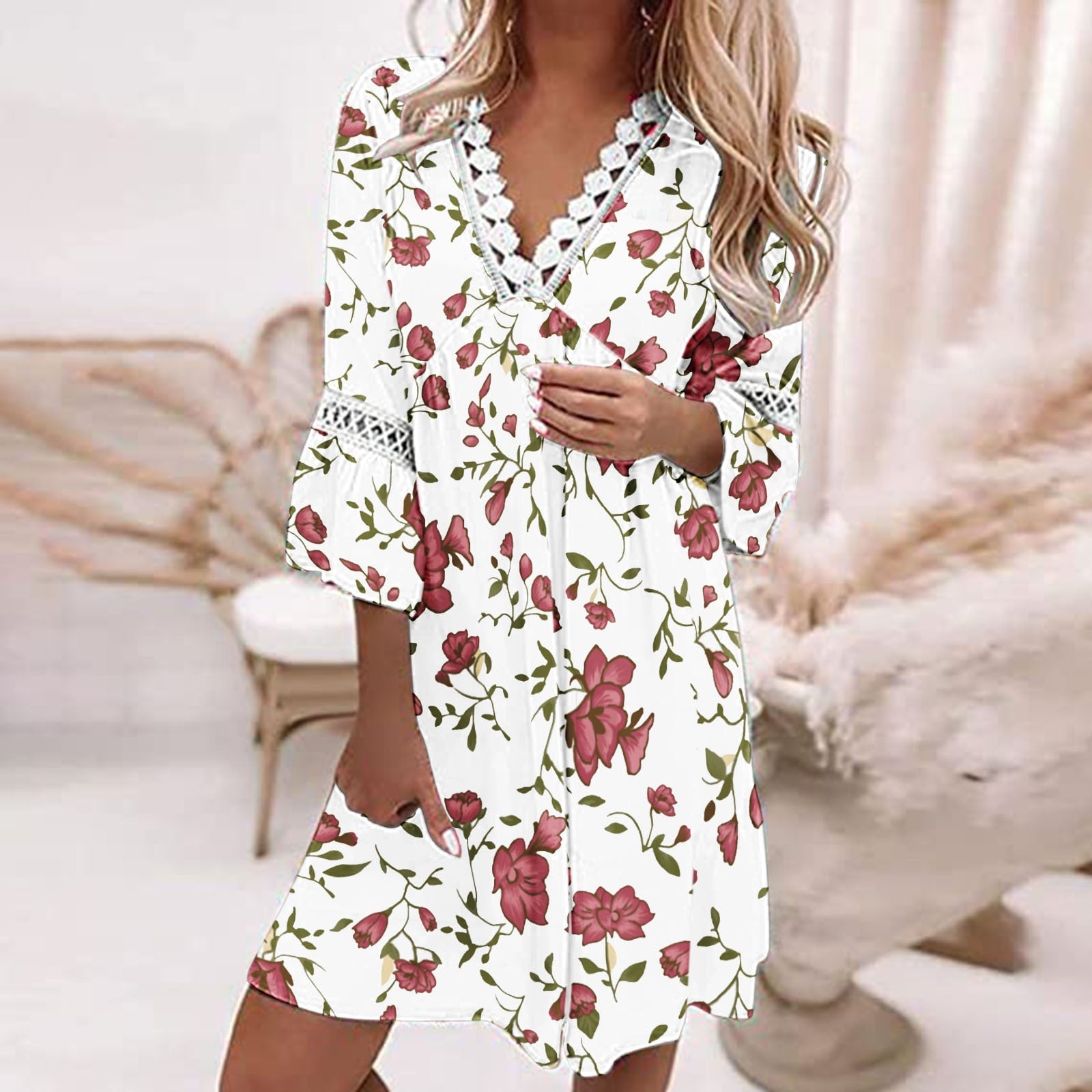 Valenzora | Blumenkleid für Damen