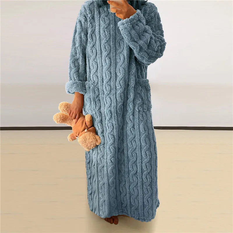 Valenzora | Fleece-Teddy-Kleid