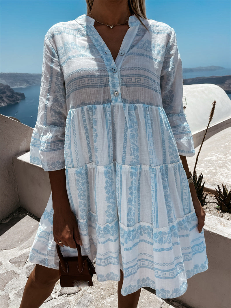 Valenzora | Boho layered tunic dress Millana