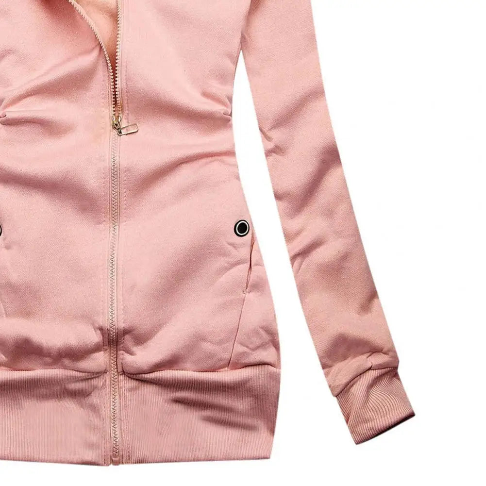 Valenzora | Casual slim fit sweatshirt with hood