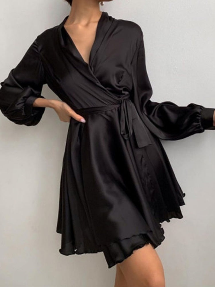 Valenzora | Sascha Chic Satin Dress