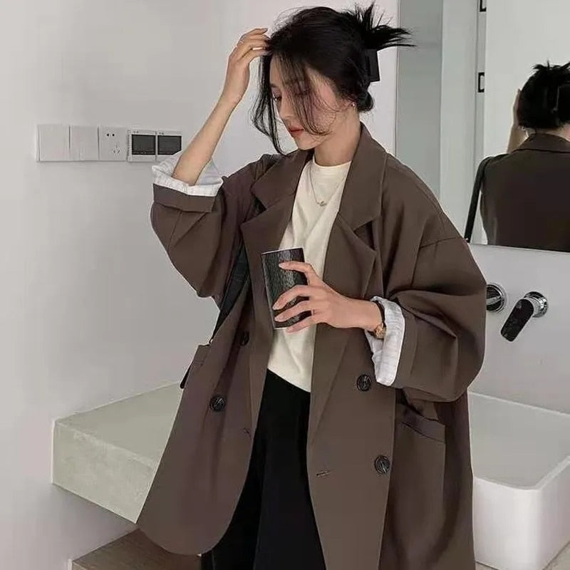 Valenzora Elegance: Multicolored oversized blazers for style and comfort