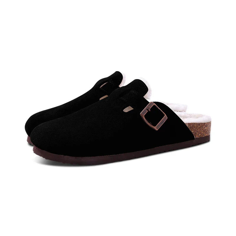 Valenzora | Women's mules – non-slip warm winter slippers