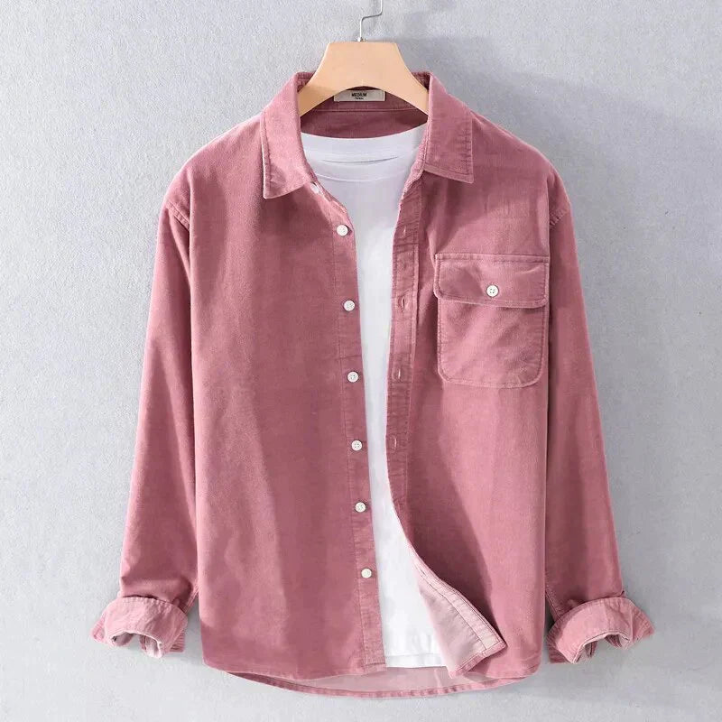 Valenzora | Long-sleeved overshirt made of soft denim