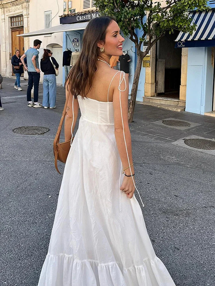 Spaghettiträger-Freizeitkleid