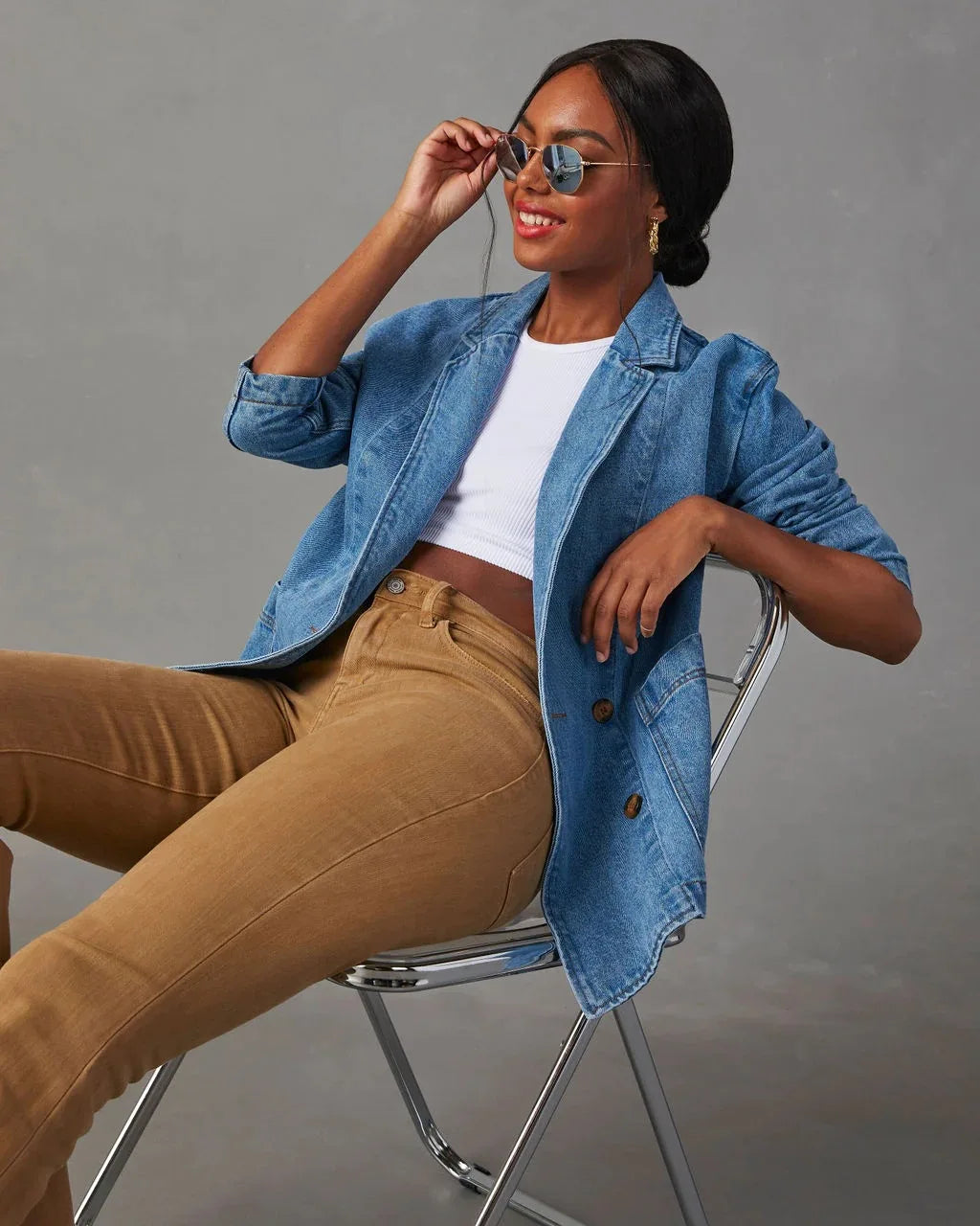 Valenzora | Stylish denim blazer