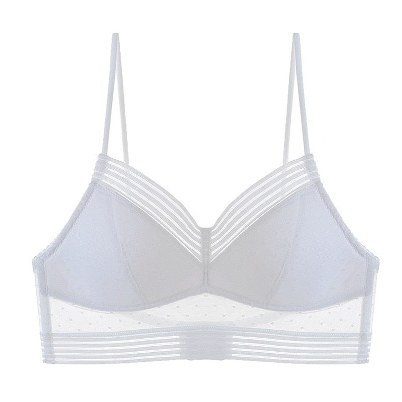 Low back lace bra