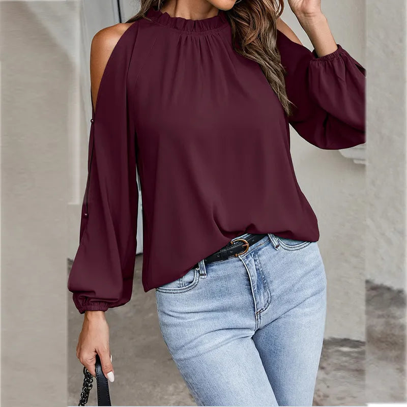 Valenzora – Elegantes Langarm-Oberteil