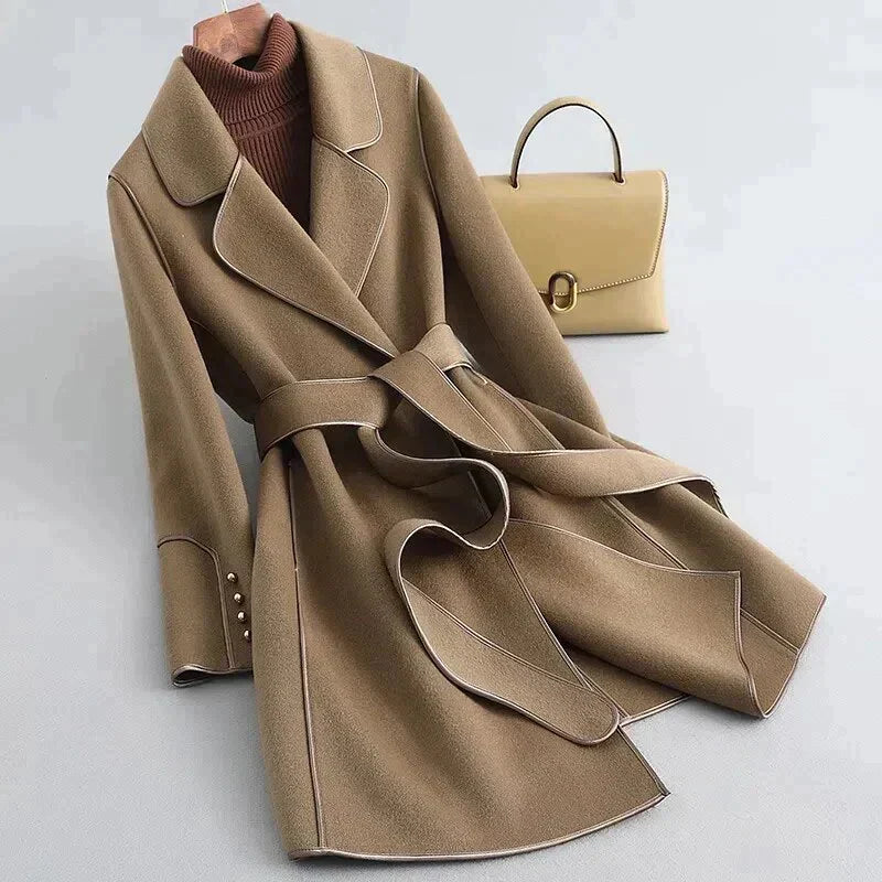 Valenzora | Wool trench coat