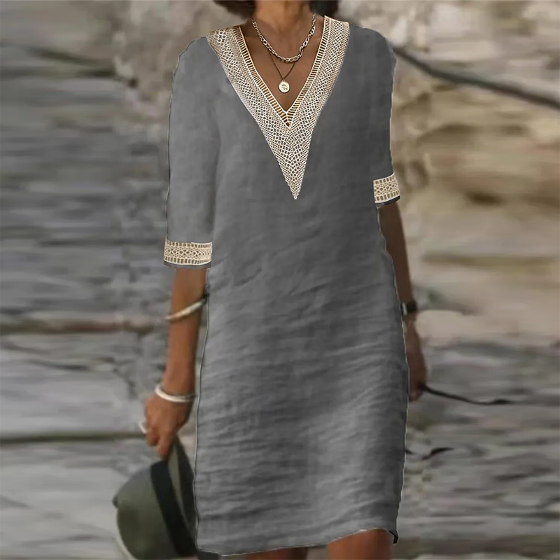 Valenzora | Stylish linen summer dress for women
