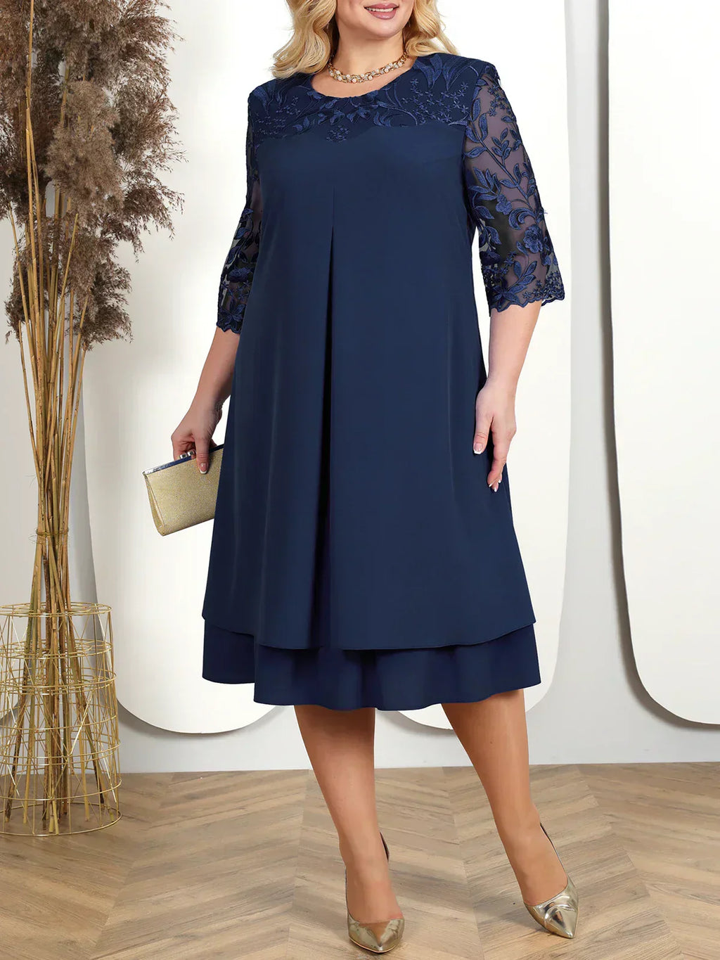 Valenzora | Elegantes, besticktes Abendkleid für Damen