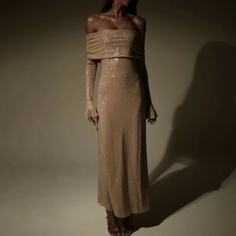Valenzora | Elegant Twilight glitter dress