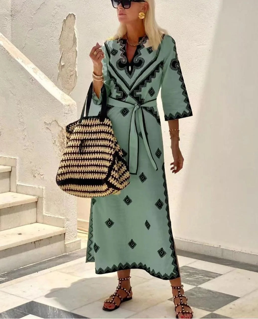 Valenzora | Vintage linen dress
