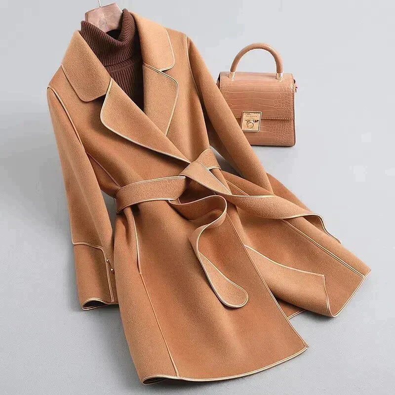 Valenzora | Wool trench coat