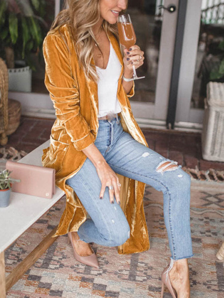 Valenzora | Uplifting My Way Kimono Jacket in Velvet