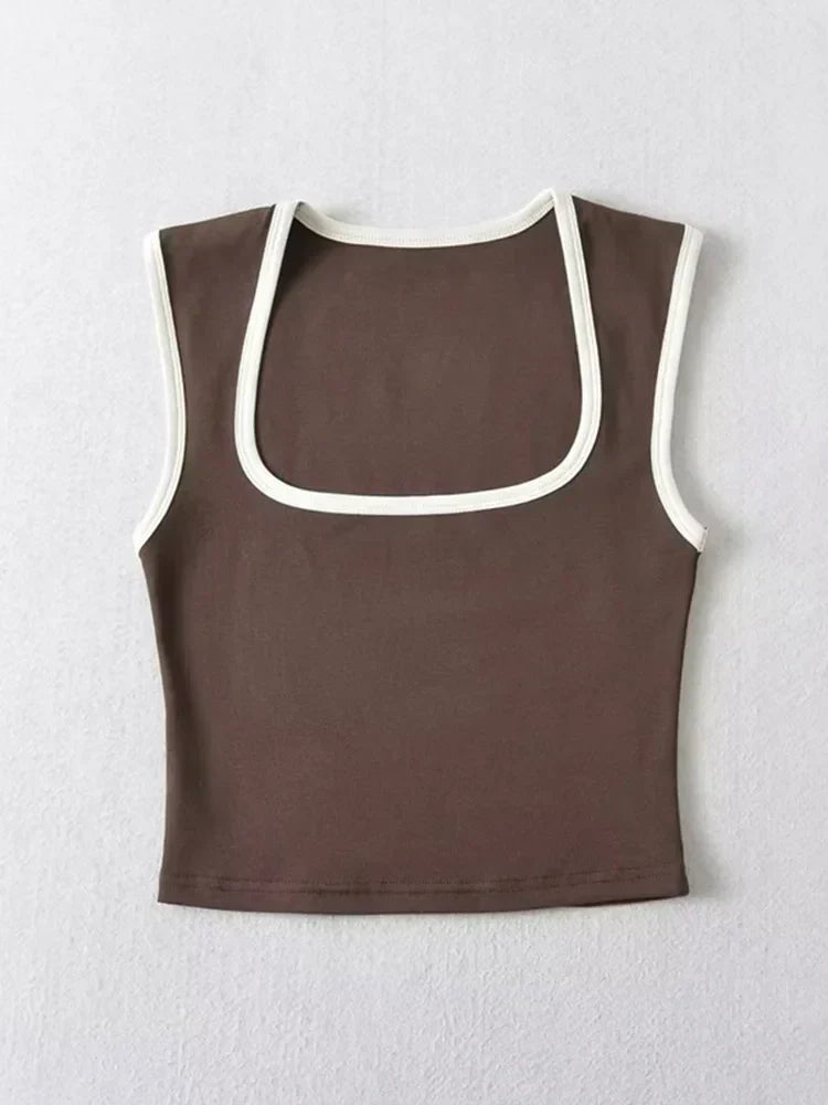 Streetwear Sleeveless Crop Top