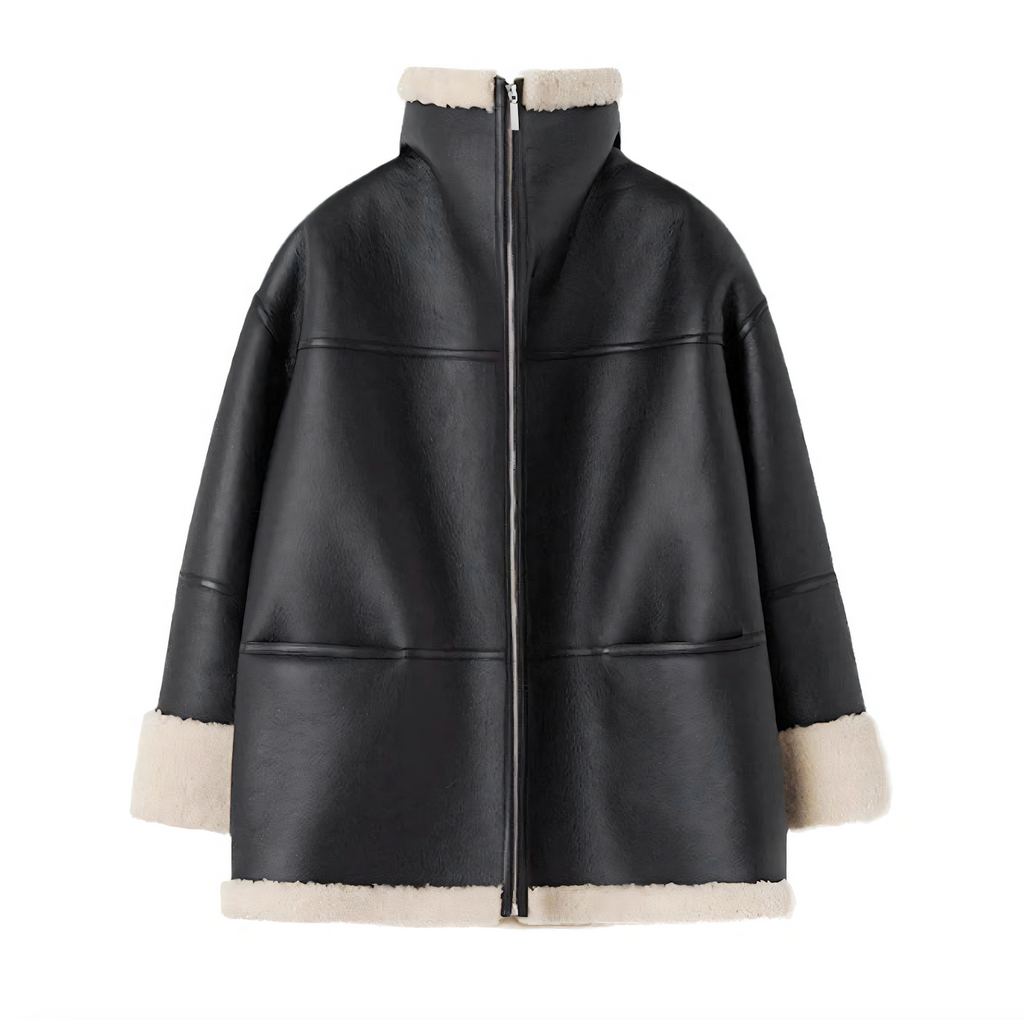 Valenzora | Luxury winter jacket with fur lining