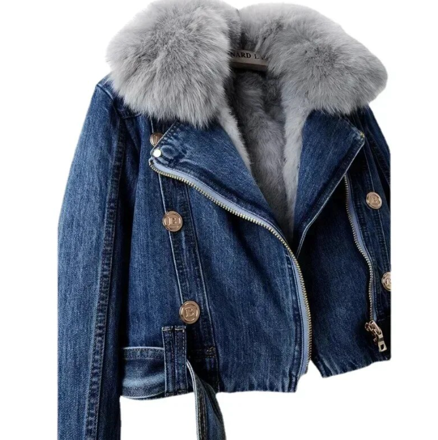 STYLISCHE JEANSJACKE GRÖSSE